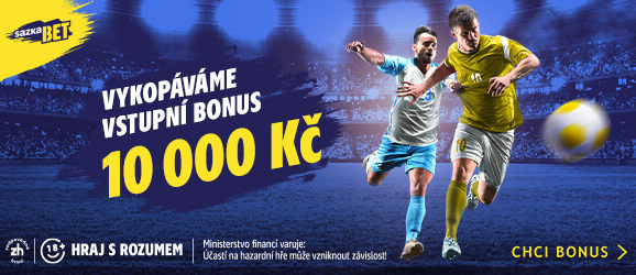 Sazkabet - bonus 10 000 Kč pro nové hráče