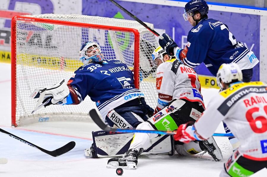 Když se Vítkovice a Pardubice v extralize utkaly naposledy, Ostravané na ledě soupeře zvítězili - sledujte dnes hokej Vítkovice vs Pardubice v ELH 2023-24 živě online