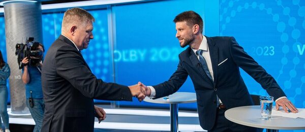Volby, slovenské parlamentní volby do Národnej rady, Robert Fico a Michal Šimečka