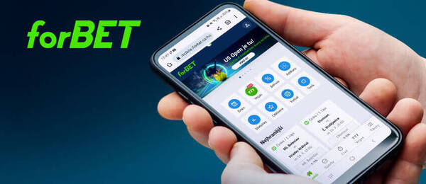Stáhněte mobilní aplikaci forBET a využijte všech funkcí od sázek až po online casino