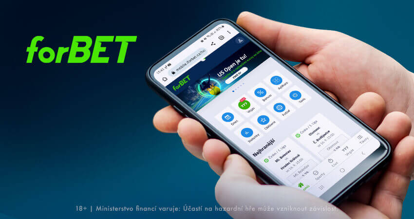 Stáhněte mobilní aplikaci forBET a využijte všech funkcí od sázek až po online casino