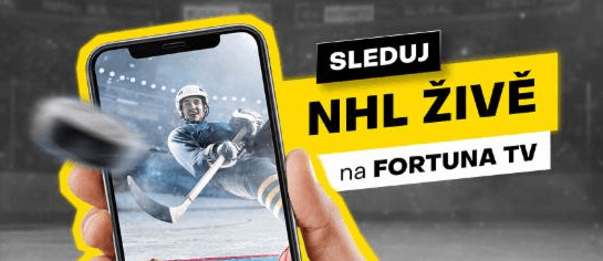 Sleduj NHL živě na Fortuna TV - NHL online live stream zdarma 