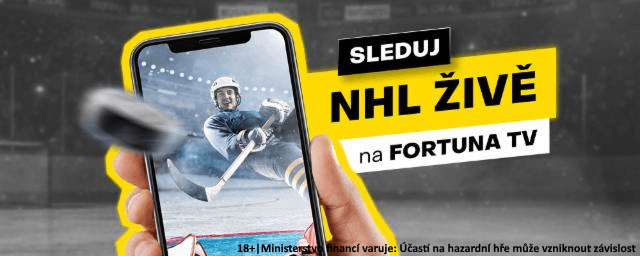 Sleduj NHL živě na Fortuna TV - NHL online live stream zdarma