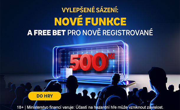 MerkurXtip bonus 500 Kč freebet pro nově registrované