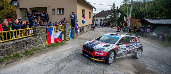 Rally, WRC, Erik Cais s Fabií během rallye v Chorvatsku