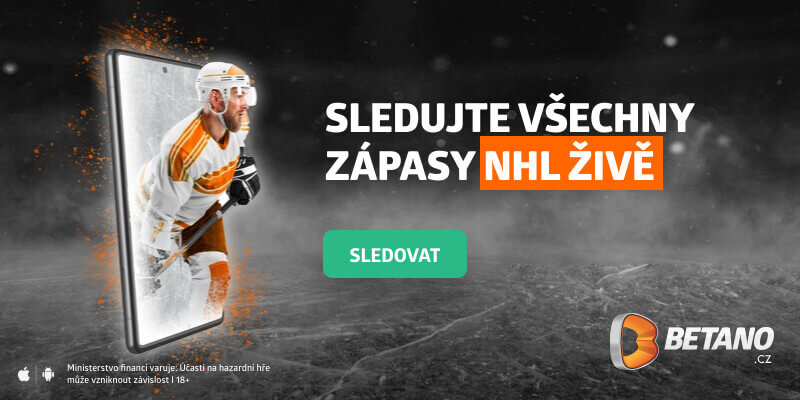 NHL live stream Betano - sledujte všechny zápasy NHL živě u Betana