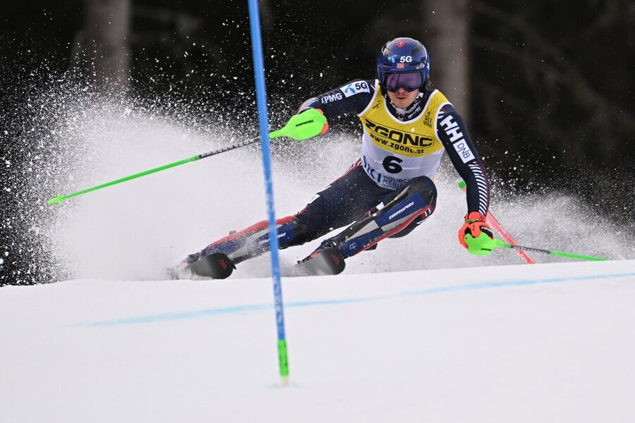 Alpské lyžování, FIS Světový pohár, Henrik Kristoffersen při závodu ve slalomu