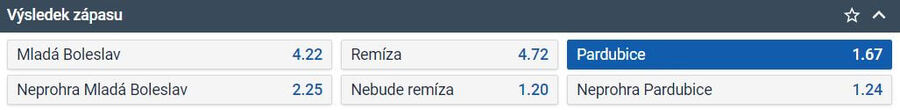 TIP: Pardubice vyhrají v základní hrací době