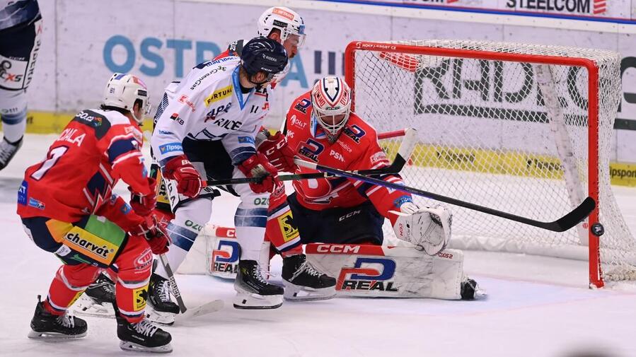 Hokejisté Ridery v 18. kole na brankáře Dynama Milana Kloučka nevyzráli, dnes Pardubice přivítají Vítkovice na svém ledě