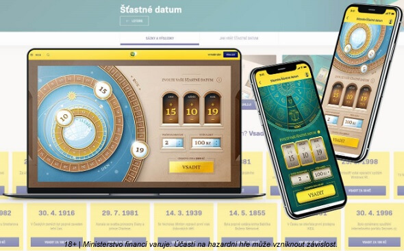 Loterie Šťastné datum od Sazky – výsledky, pravidla a kdy se losuje