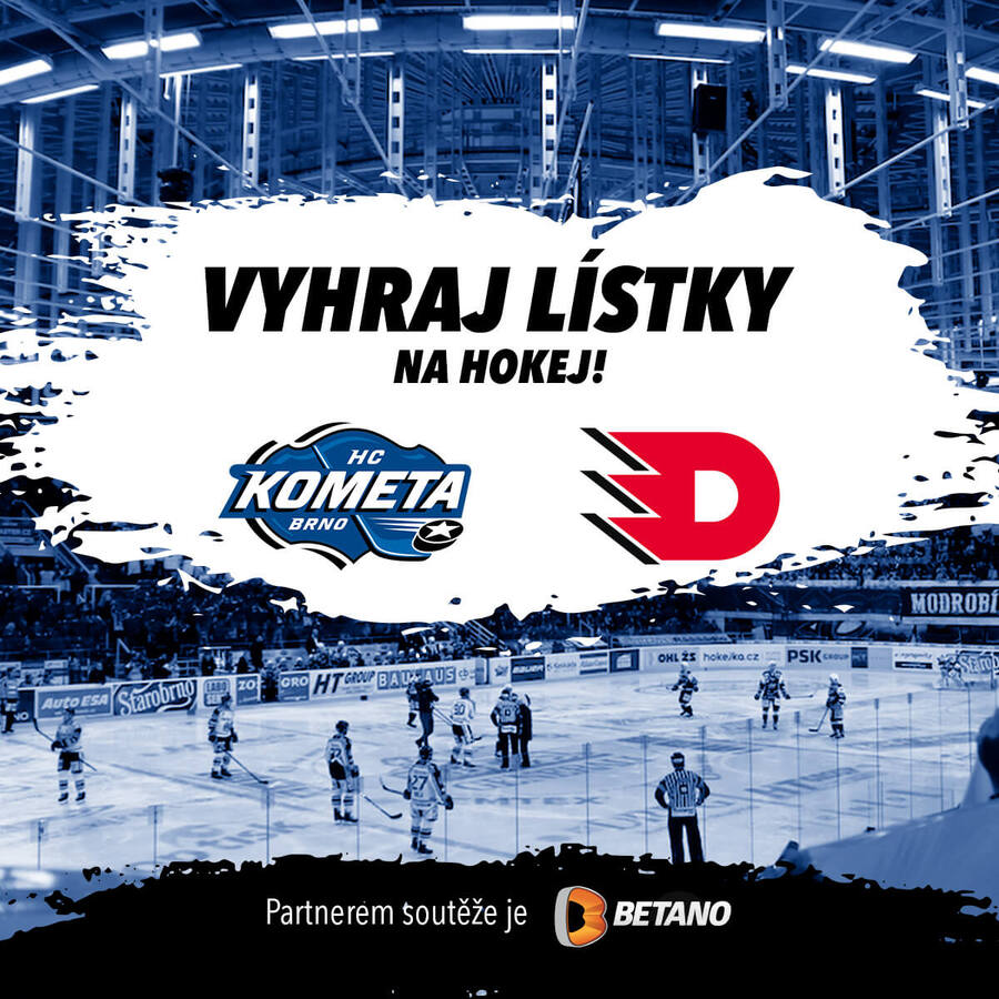 Vyhrajte lístky na HC Kometa Brno vs. HC Dynamo Pardubice