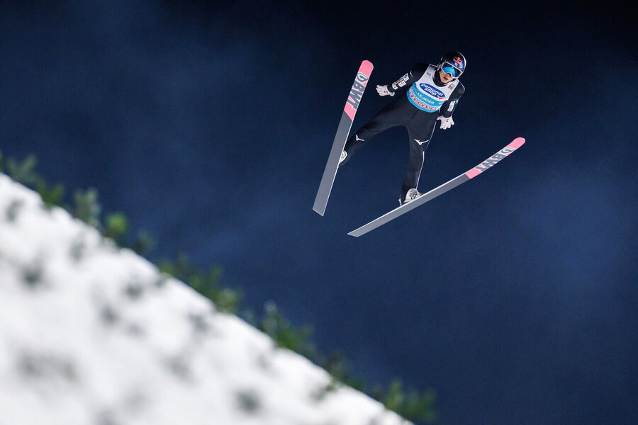 Skoky na lyžích, FIS Světový pohár, Ryoyu Kobayashi při závodě v Bischofshofenu