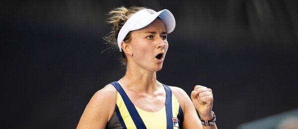 Tenis, grandslam Australian Open, Barbora Krejčíková v osmifinále