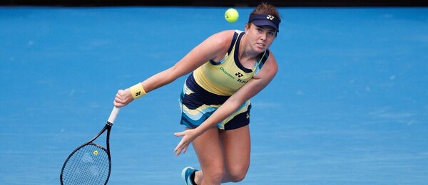 Česká tenistka Linda Nosková ve vítězném utkání 2. kola Australian Open 2024, ve 3. kole ji dnes vyzve Iga Swiatek