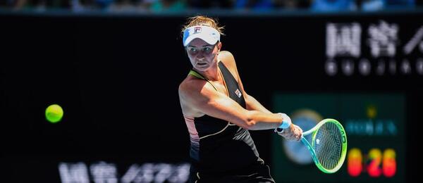 Tenis, WTA, Barbora Krejčíková během 1. kola Australian Open, Melbourne
