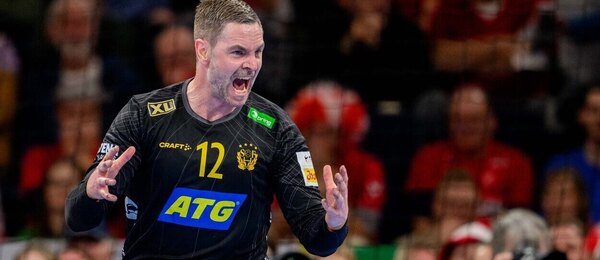 Gólman Andreas Palicka se pokusí dotáhnout Švédsko do finále ME v házené 2024
