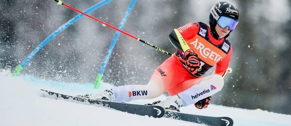 Alpské lyžování, FIS Světový pohár, Lara Gut-Behrami během závodu v Kranjske Goře