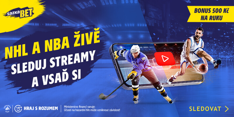 Sledujte streamy z NHL živě na Sazkabet