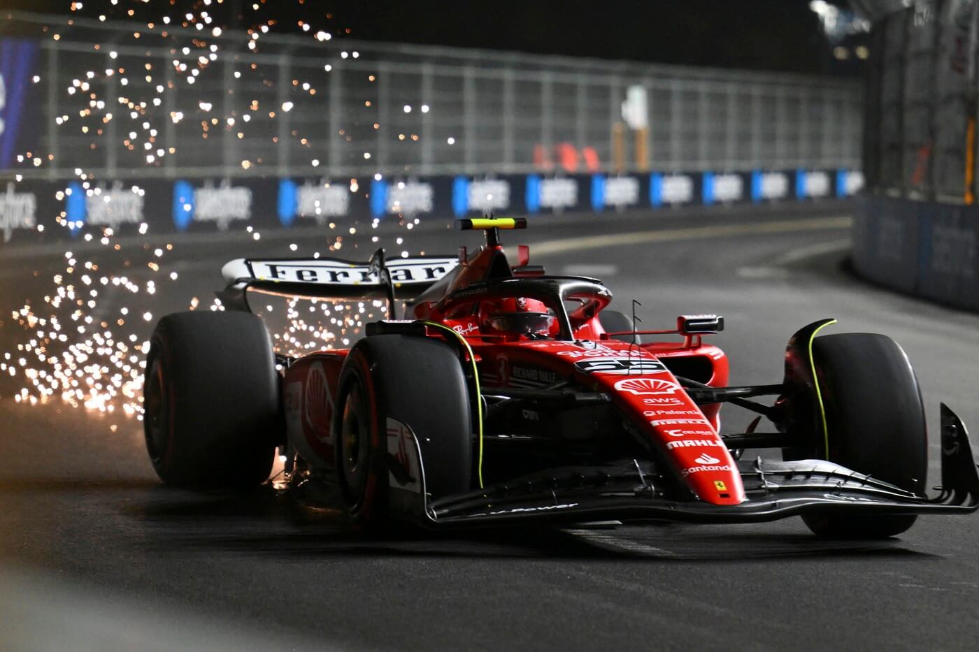 Motosport, F1, jezdec Carlos Sainz jr. během závodního víkendu Formule 1 v Las Vegas
