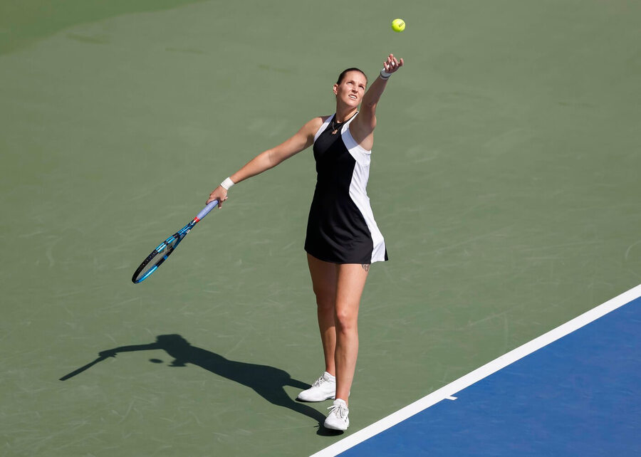 Tenis, WTA, Karolína Plíšková během turnaje v Dubaji, SAE