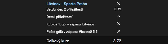 Tip na hokej: Extraliga 2023/2024 - Litvínov vs. Sparta dnes (25. 2. 2024)