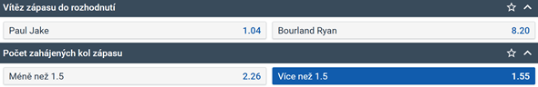 Tip na boxerský zápas Jake Paul vs. Ryan Bourland (v noci z 2. na 3. 3. 2024), vsaďte si na svého favorita u Tipsportu.