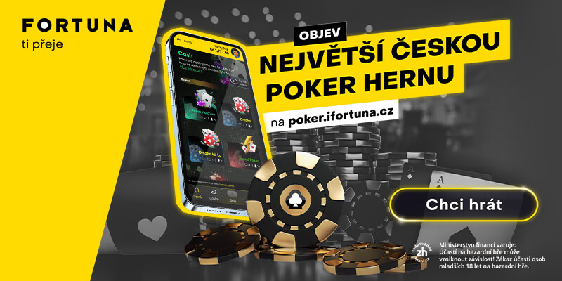 Vyzkoušejte si Fortuna Poker - českou online pokerovou hernu