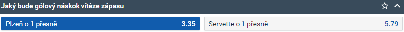 Tip na výsledek Plzeň vs. Servette - Tipsport