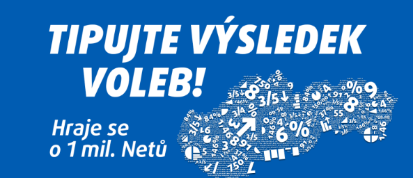 Tipsport a slovenské volby 2024 - soutěž o 1 milion Netů