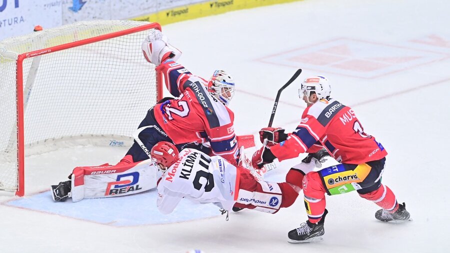 Sledujte 5. zápas Pardubice vs. Mountfield HK ve čtvrtfinále play off extraligy živě