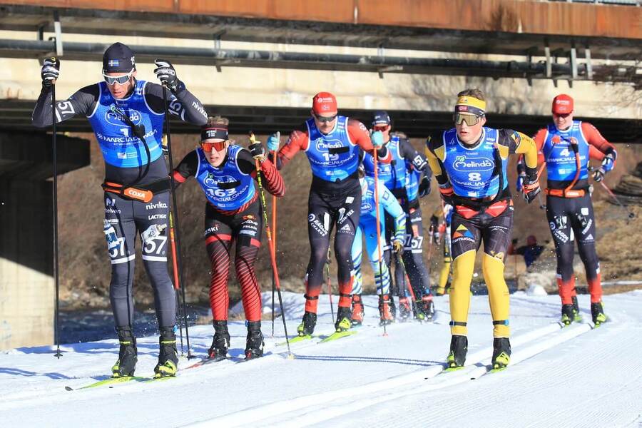 Dálkové běhy na lyžích Ski Classics, Marcialonga, muži během závodu