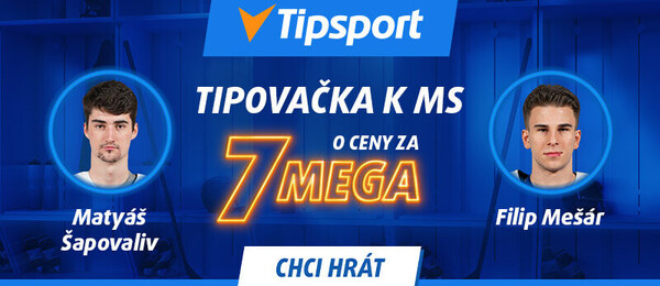 Tipsport: Tipovačka k MS v hokeji o 7 milionů Netů zdarma