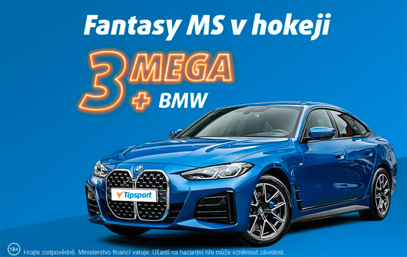 Tipsport Fantasy k MS v hokeji: Hrajte zdarma o BMW a podíly z tří milionů Netů