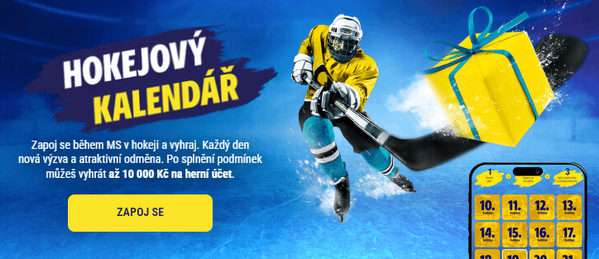 Sazkabet: hokejový kalendář k MS 2024 v Česku
