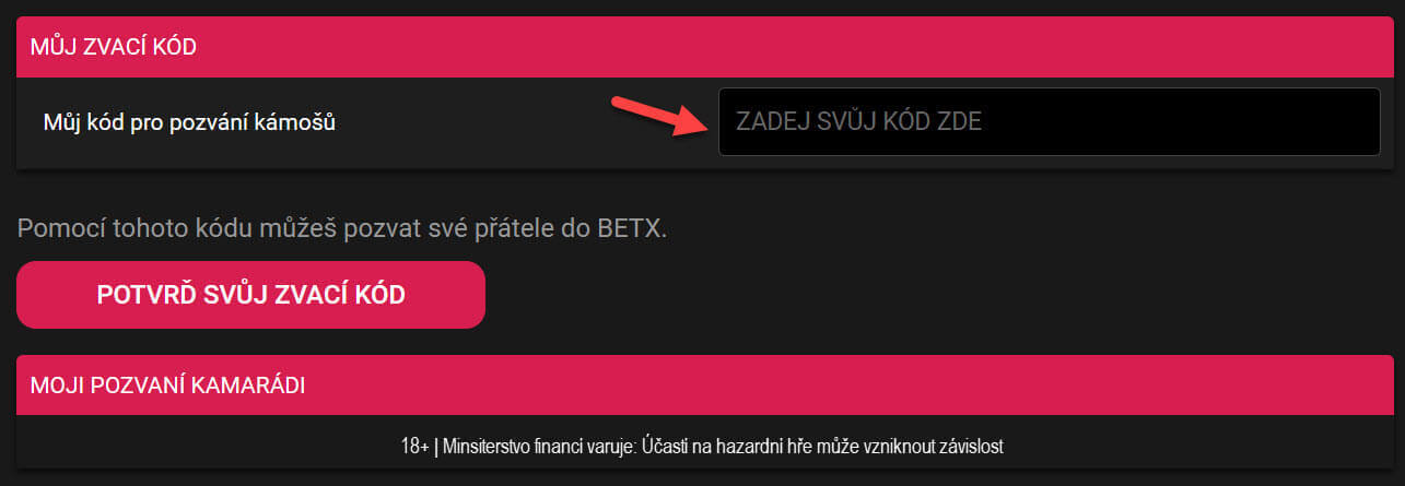 Jak si vytvořit vlastní BetX promo kód