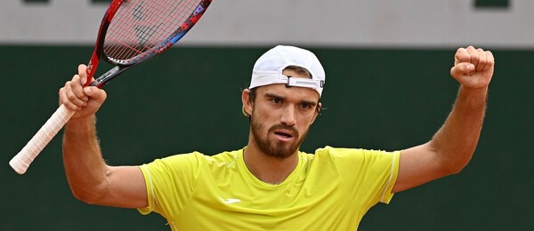 Tenis, ATP, Tomáš Macháč po vítězství nad French Open, Roland Garros