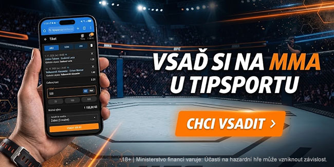 Vsaď si na MMA zápasy u&nbsp;Tipsportu