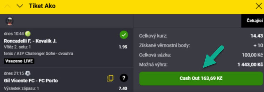 Cashout u&nbsp;Fortuny