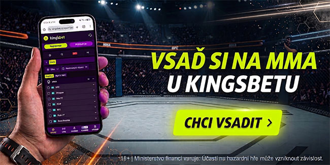 Vsaď si na MMA zápasy u&nbsp;Kingsbetu