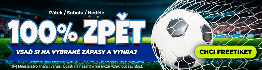 Pondělní Freetiket u sázkové kanceláře BetX