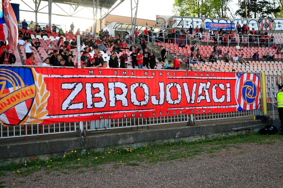 Fanoušci Zbrojovky Brno, duben 2025
