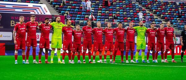 Čeští reprezentanti v malém fotbale před zápasem MS 2025 s Argentinou