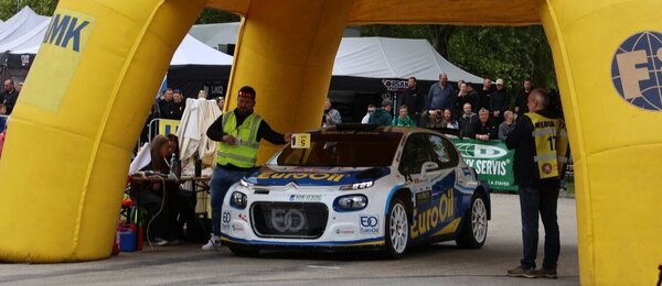 Václav Pech na startu RZ 1, Rally Český Krumlov 2025