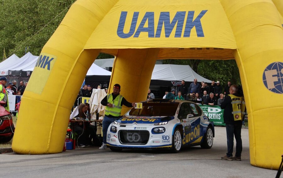 Václav Pech na startu RZ 1, Rally Český Krumlov 2025