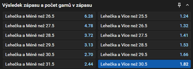 Tip na tenis dnes - Lehečka vs. Thompson živě - Roland Garros 2025