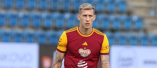 Daniel Kozma v dresu Dukly Praha, sezona 2024–25