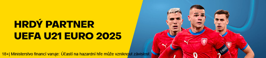 Fortuna je partnerem českého týmu na EURO U21 na Slovensku.