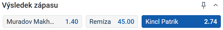 Tip na MMA zápas Muradov vs. Kincl na Oktagon 72 Eden (sobota 14. 6. 2025). Sledujte živě a zdarma v online livestreamu TV Tipsport.