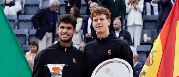 Carlos Alcaraz a Jannik Sinner po finále Masters v Římě 2025