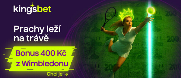 Wimbledon 2025 u Kingsbetu: v nabídce jsou i časově omezené promo akční bonusy